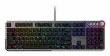 Teclado Msi Strike 600 Silent Us, Ingles, Alambrico, Usb, Mecanico, Led Rgb, Negro